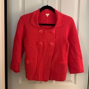 J Crew Hot Pink Suit Jacket size S